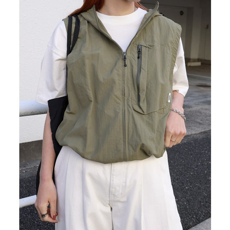 ライトカーキ | 接触冷感 UV ナイロン | andme