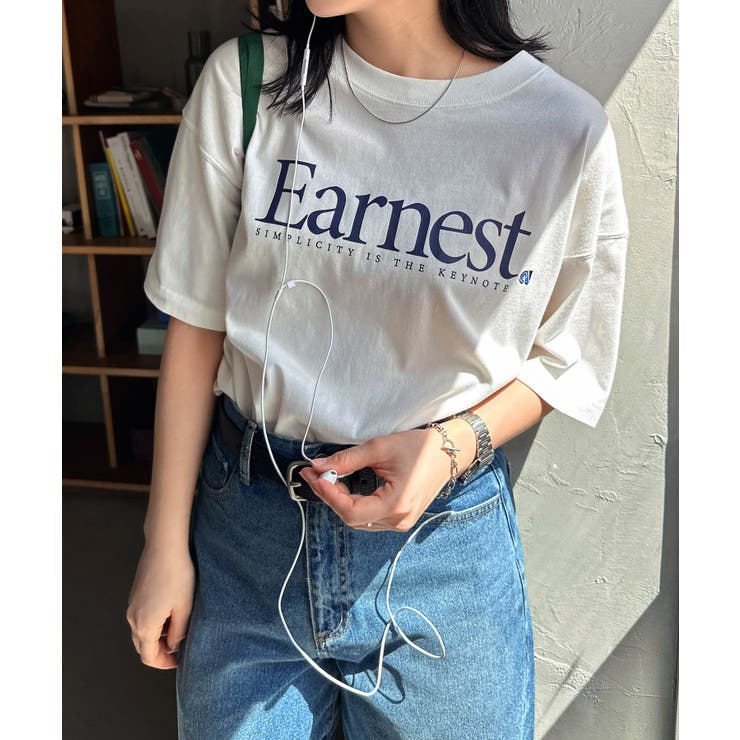 オフホワイト | ANME アンメ ロゴ | andme