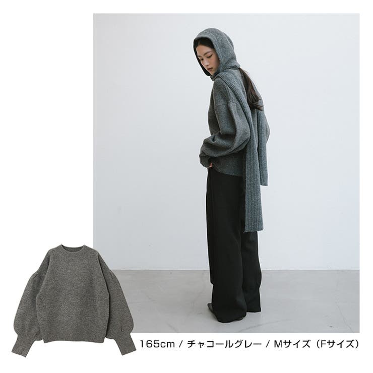 ショート丈 袖ボリューム 長袖 | andme | 詳細画像11 