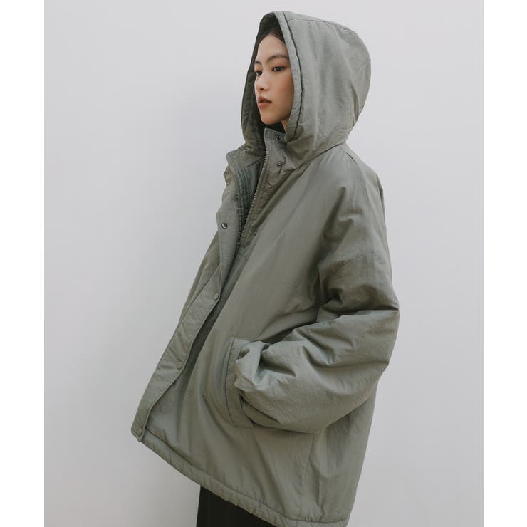ライトカーキ | モンスターパーカー 中綿 ブルゾン | andme