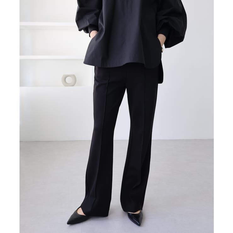ポンチ フレア パンツ[品番：AZ000004269]｜andme（アンドミー）のレディースファッション通販｜SHOPLIST（ショップリスト）