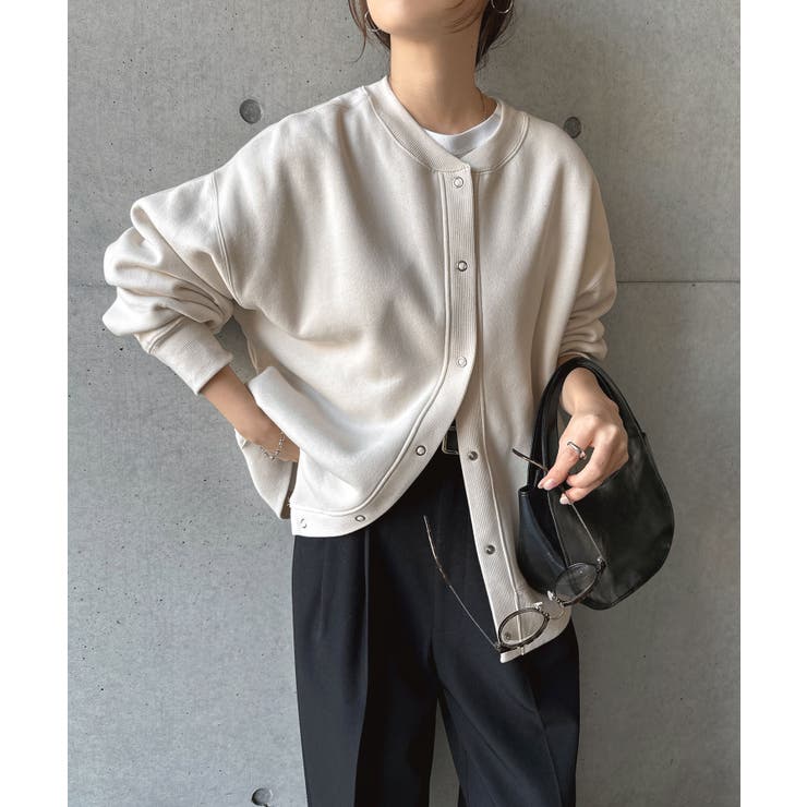 エクリュ | 裏起毛 2way スウェット | andme