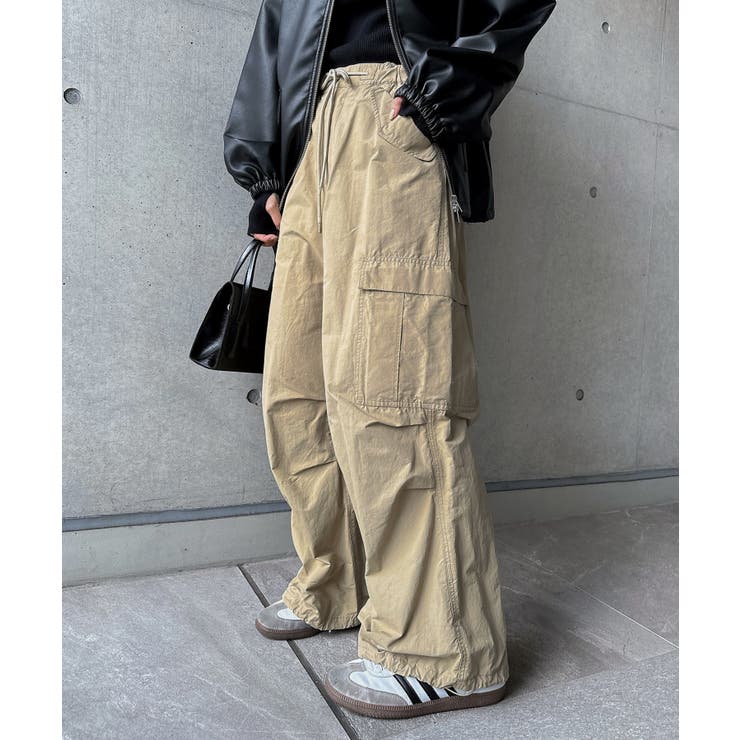 2way ミリタリー カーゴパンツ[品番：AZ000004398]｜andme（アンドミー