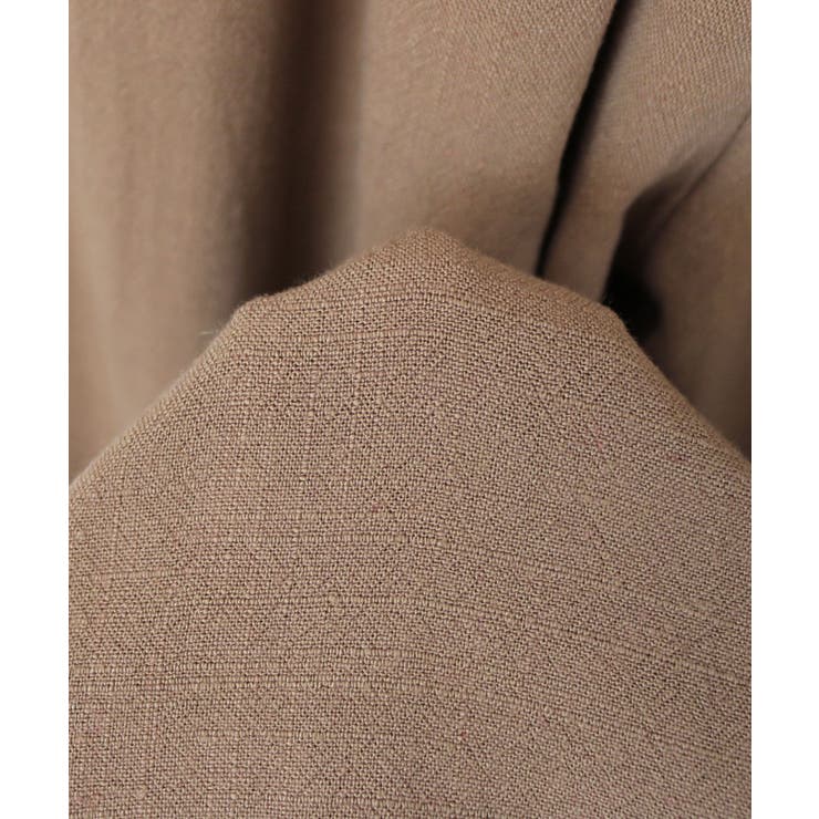 リネンブレンド カシュクール ラップパンツ | andme | 詳細画像20 