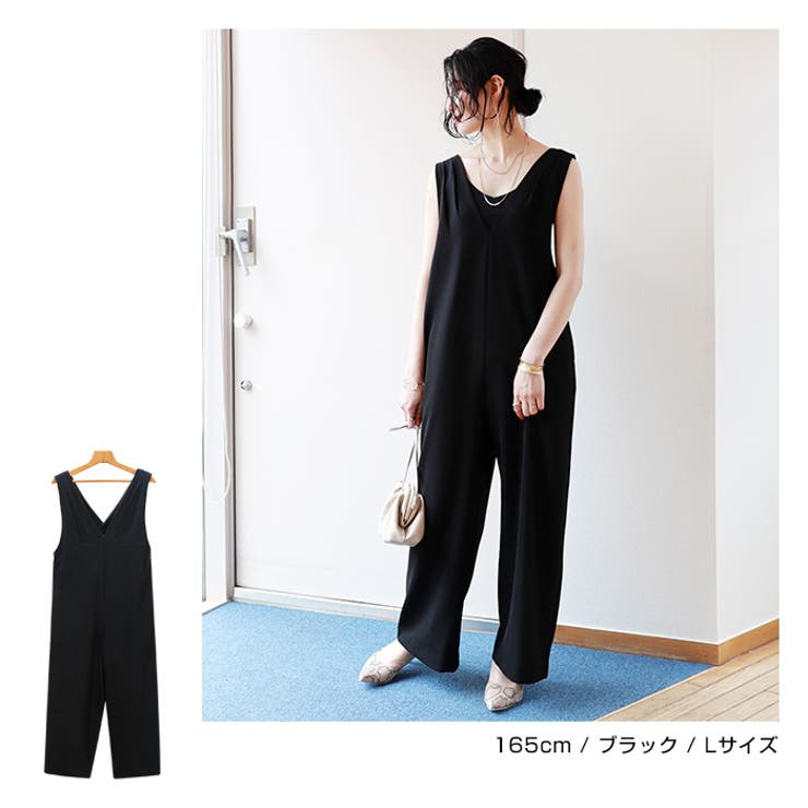スーパーセール 50％（福袋 背中クロス サロペット[品番：AZ000003484]｜andme（アンドミー）のレディースファッション通販｜SHOPLIST（ショップリスト） ワイド サロペット・オーバーオール・オールインワン