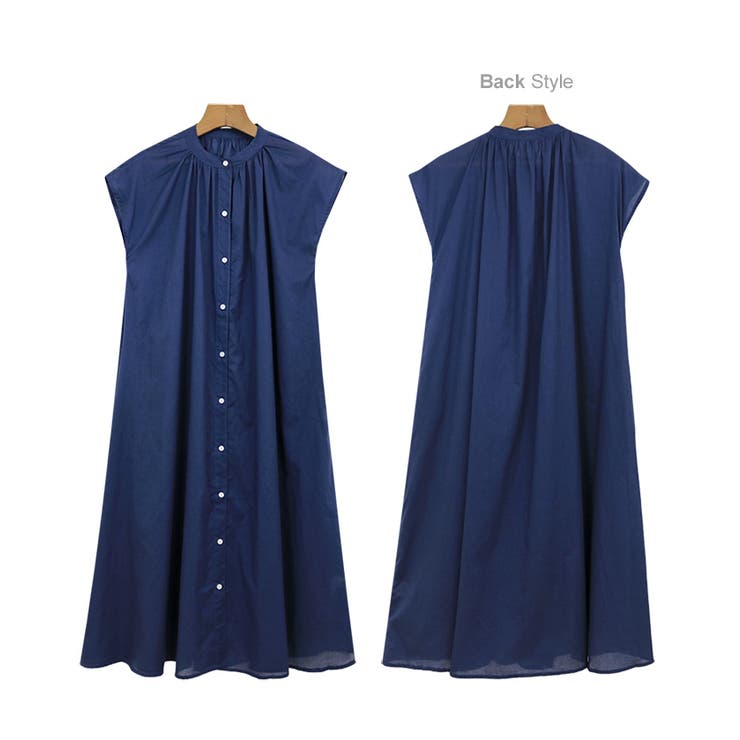 フレンチスリーブ シャツ ワンピース | andme | 詳細画像12 