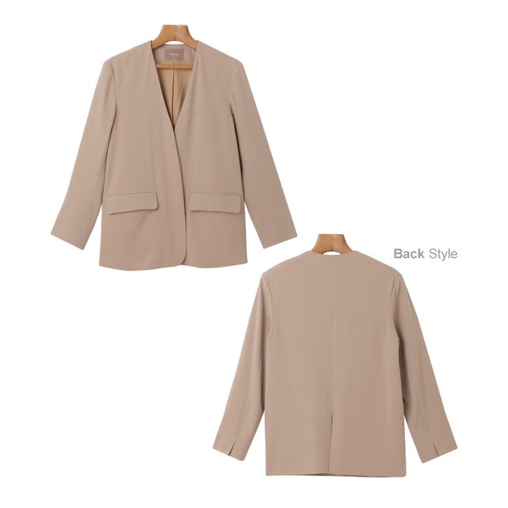 mens】ノーカラージャケット｜J'aDoRe JUN ONLINE OUTLET
