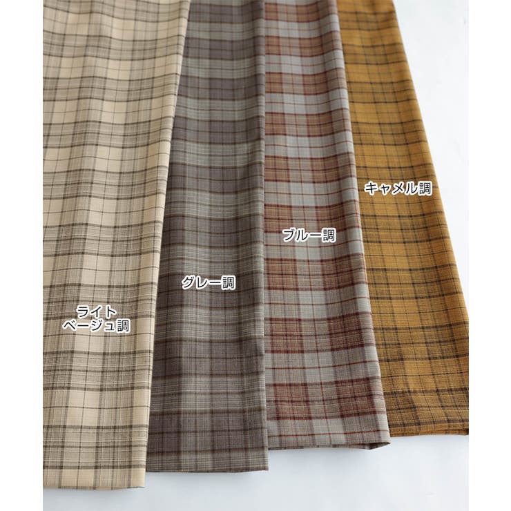 チェック柄 タイト スカート | andme | 詳細画像3 