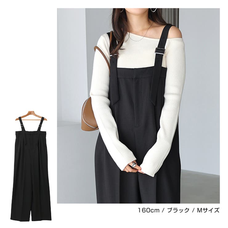 サロペット ツイル ベア | andme | 詳細画像12