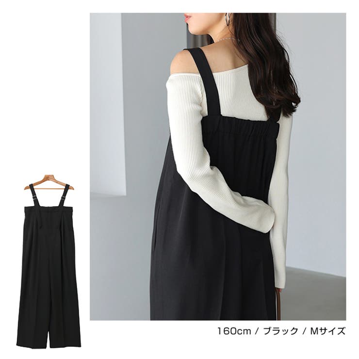 サロペット ツイル ベア | andme | 詳細画像13