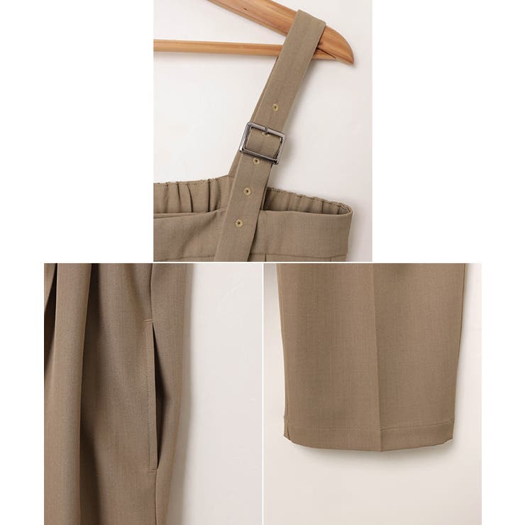 サロペット ツイル ベア | andme | 詳細画像16