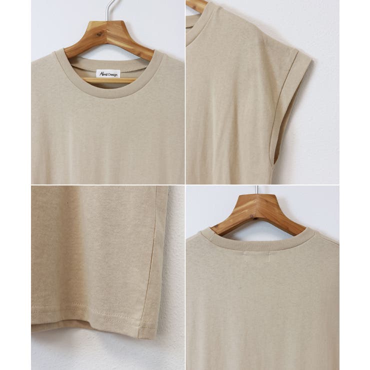 コットン フレンチスリーブ トップス | andme | 詳細画像17 