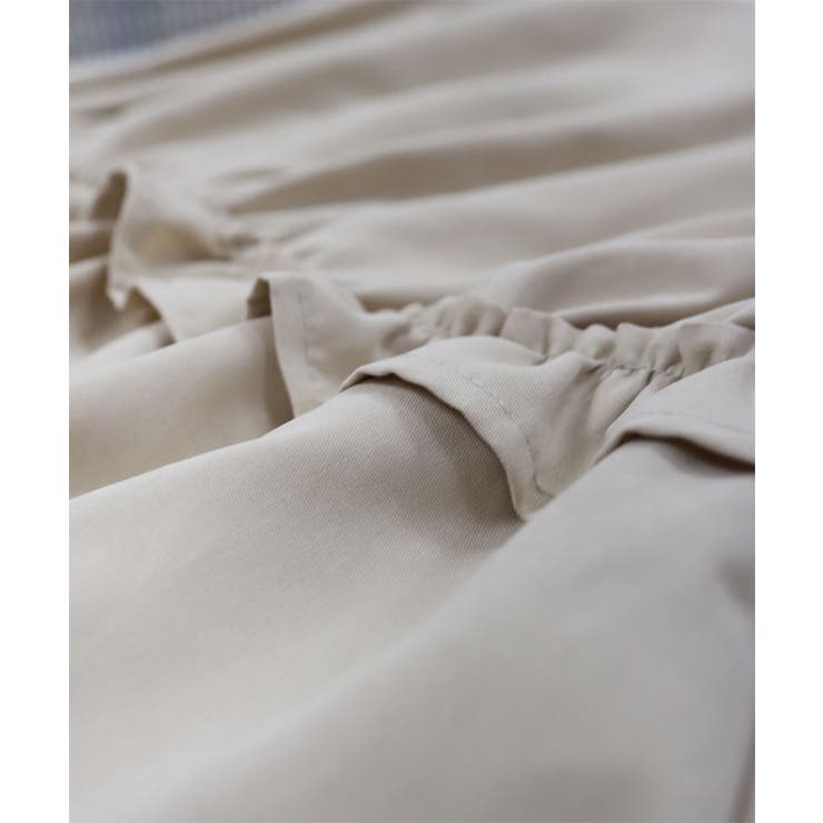 ピーチ起毛 ウエストフリル ペプラム | andme | 詳細画像17 