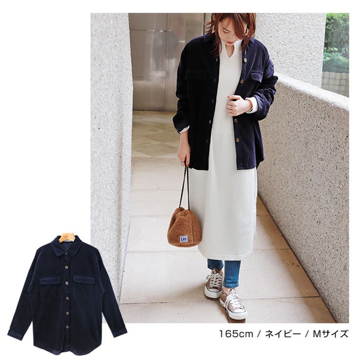 コーデュロイ シャツ ジャケット[品番：AZ000003290]｜andme