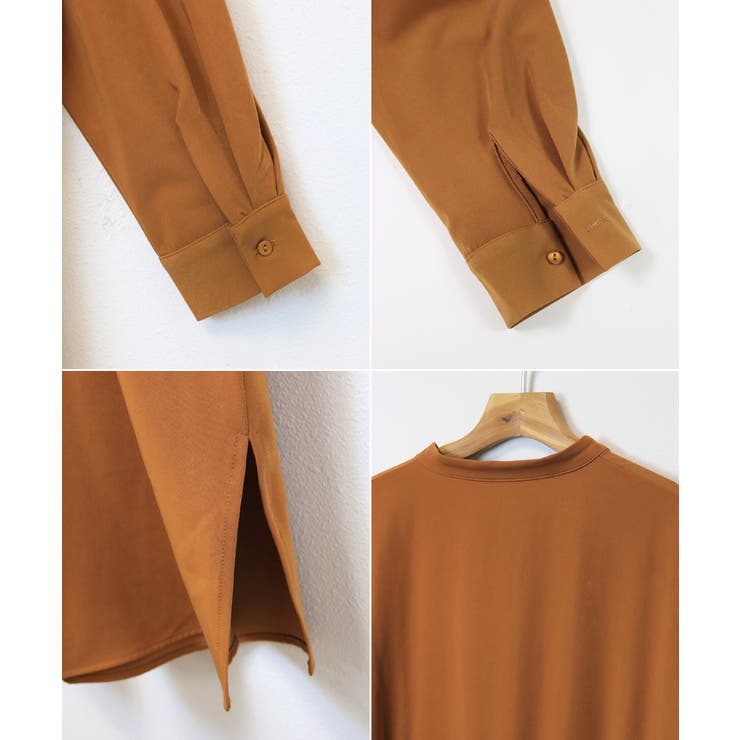 2way ドロスト シャツワンピース | andme | 詳細画像15 