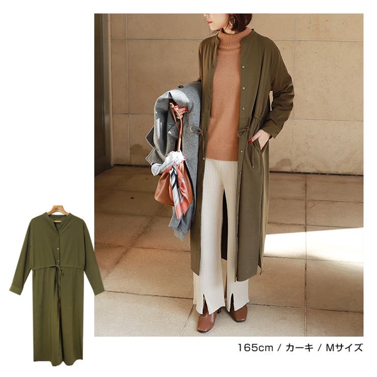 2way ドロスト シャツワンピース | andme | 詳細画像8 