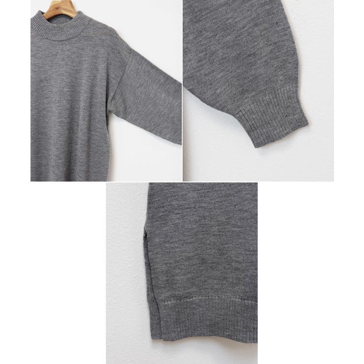 ハイネック ニット ワンピース | andme | 詳細画像11 