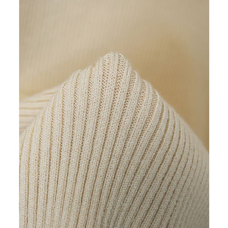 リブ サイドリボン ニットベスト レディース トレンド 春 | andme | 詳細画像14 