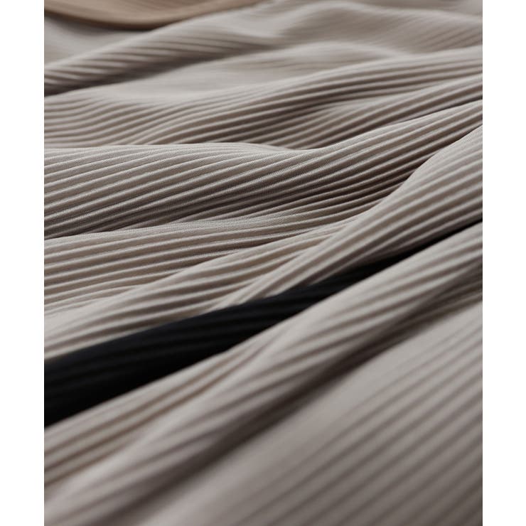 プリーツ ワイドパンツ ウエストゴム | andme | 詳細画像18 