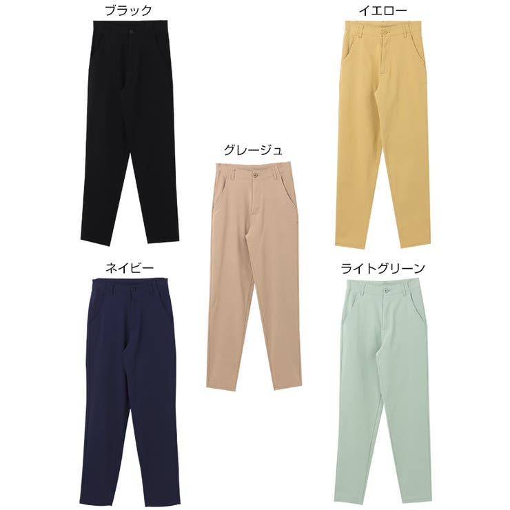 ストレッチ ツイル テーパードパンツ | andme | 詳細画像2 