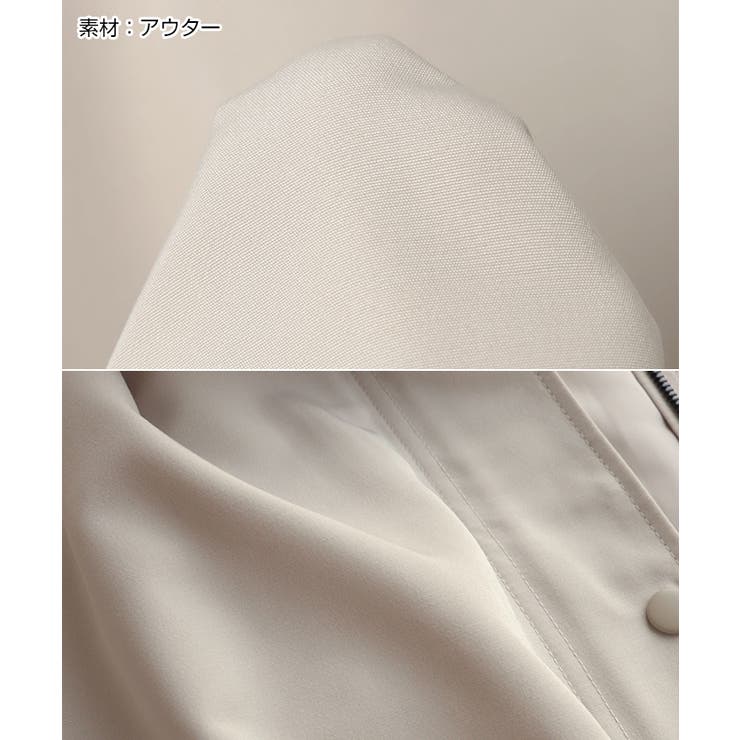 キルティングライナー付き 3way モッズコート[品番：AZ000003846