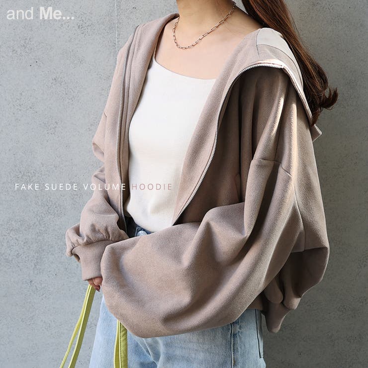 スエードポンチ ジップパーカー ジャケット 品番 Az And Me アンドミー のレディース ファッション通販 Shoplist ショップリスト