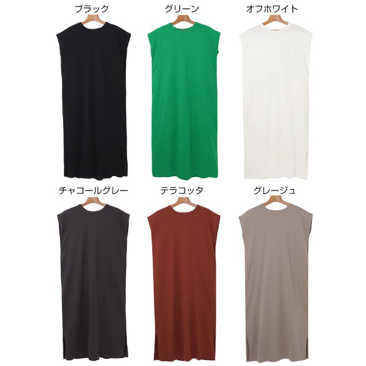 背中タック Tシャツ ワンピース | andme | 詳細画像2 