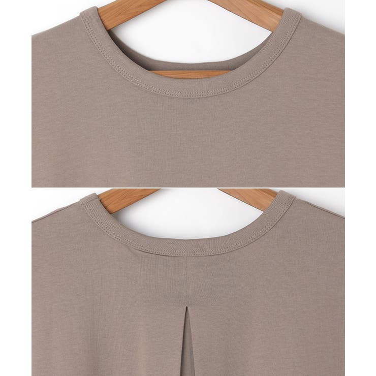 背中タック Tシャツ ワンピース | andme | 詳細画像14 