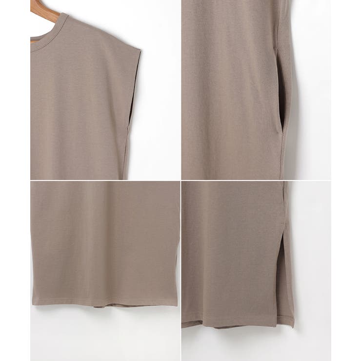 背中タック Tシャツ ワンピース | andme | 詳細画像15 