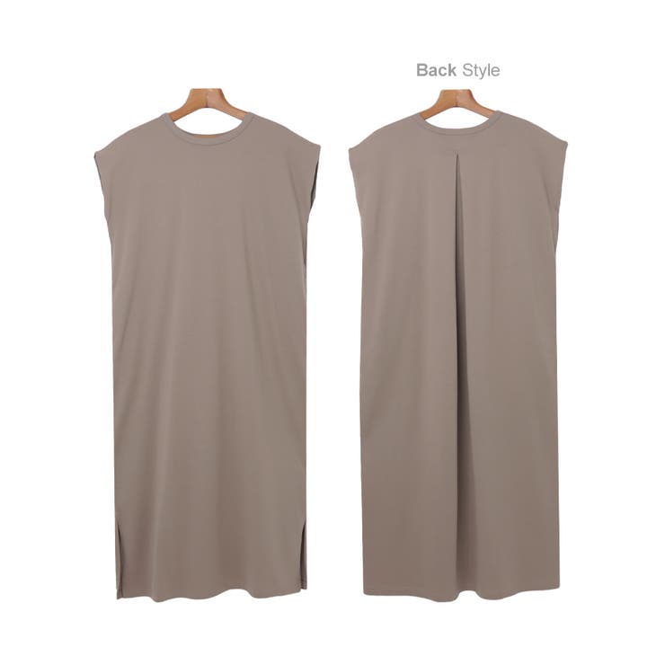 背中タック Tシャツ ワンピース | andme | 詳細画像17 