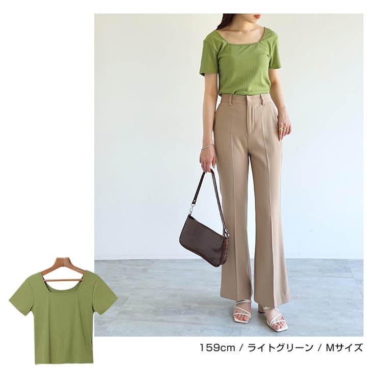 テレコリブ 前後2way Tシャツ | andme | 詳細画像12 