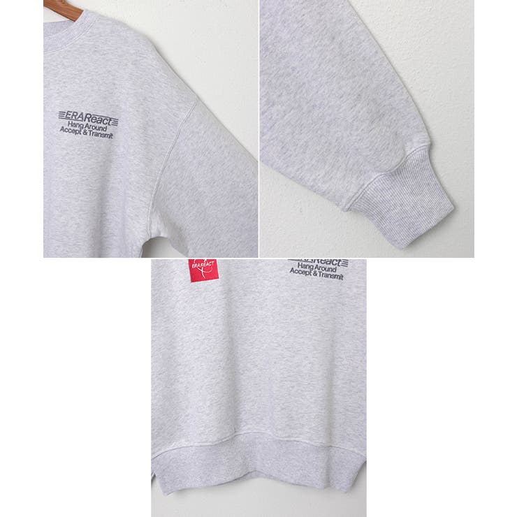 ERAReact 刺繍ロゴ 裏毛 | andme | 詳細画像17 