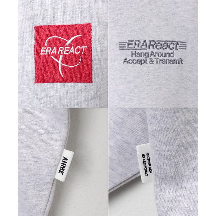 ERAReact 刺繍ロゴ 裏毛 | andme | 詳細画像18 