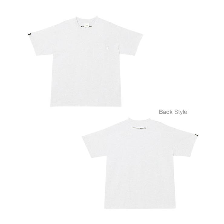 バックロゴ刺繍 ポケット 無地 | andme | 詳細画像18 