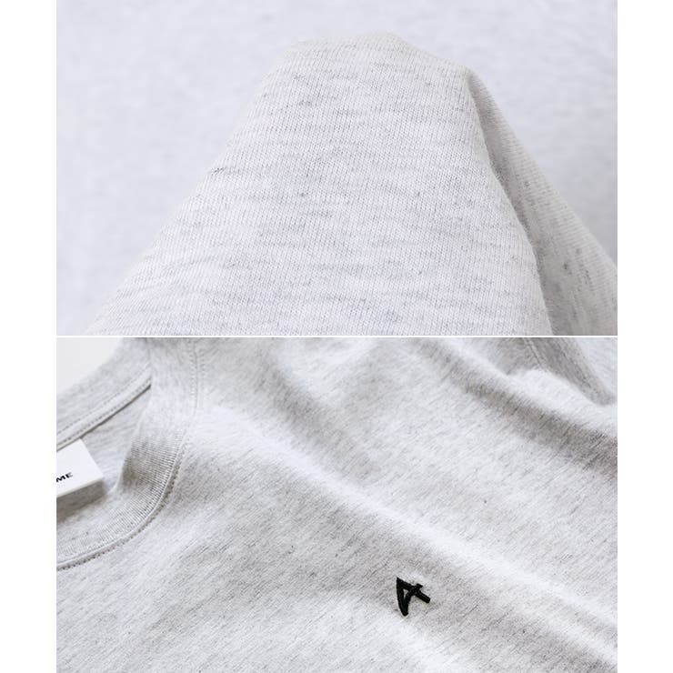 ワンポイント ロゴ刺繍入り 無地 | andme | 詳細画像18 
