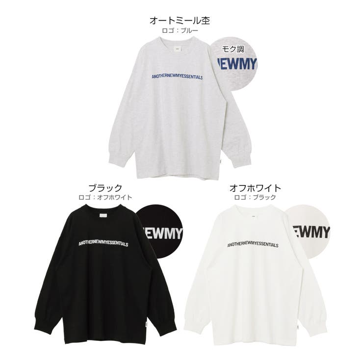 ANOTHER ロゴ プリント | andme | 詳細画像2 