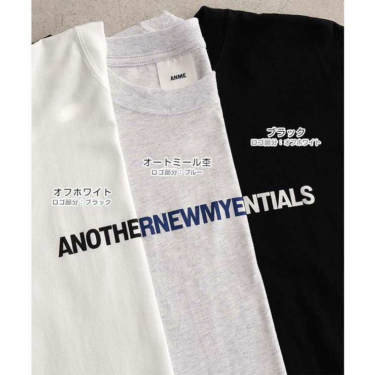 ANOTHER ロゴ プリント | andme | 詳細画像3 