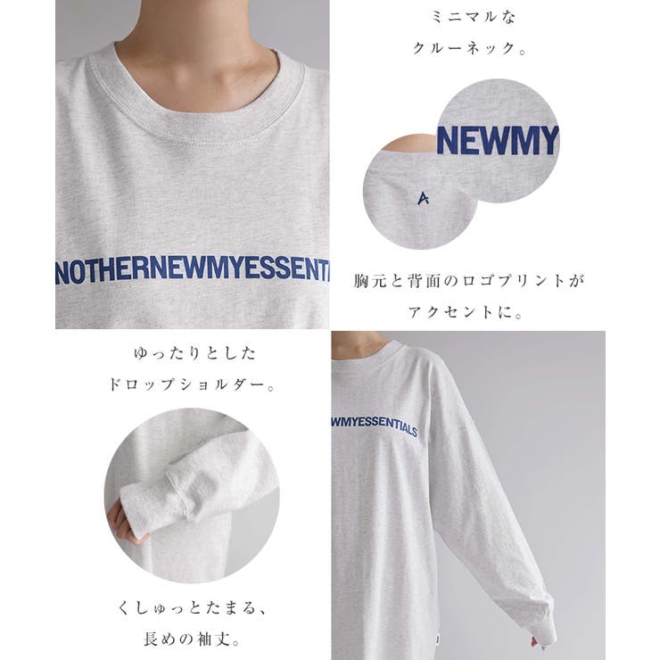 ANOTHER ロゴ プリント | andme | 詳細画像5 