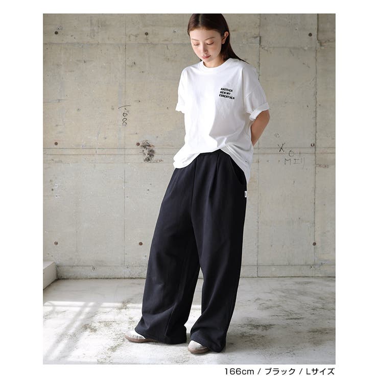 裏毛 スウェット タック[品番：AZ000004943]｜andme（アンドミー