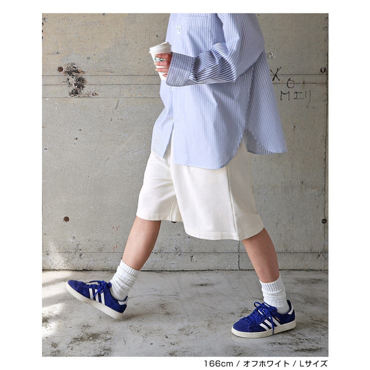 裏毛 スウェット ハーフ | andme | 詳細画像7 