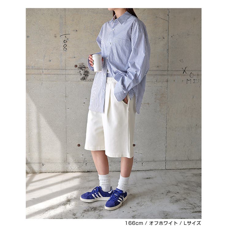 裏毛 スウェット ハーフ | andme | 詳細画像8 