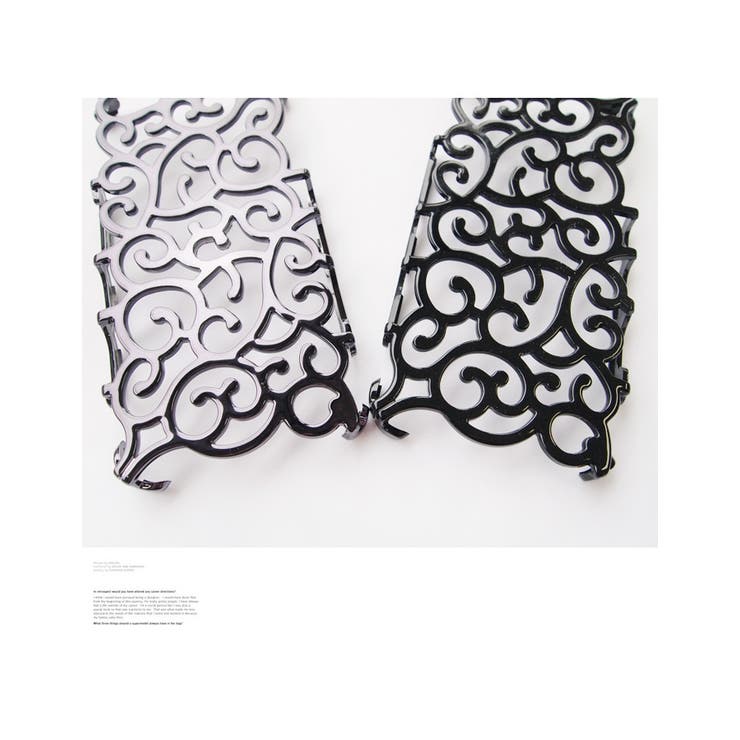 2013春夏新作♪アイフォンケース アラベスク模様オープンタイププラスチック | andme | 詳細画像3 