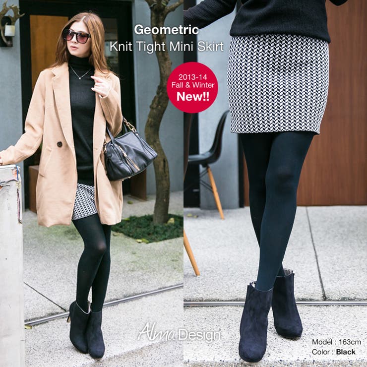 2013秋冬新作♪ジオメトリック柄×美脚効果up!!ウエストゴム | andme | 詳細画像1 
