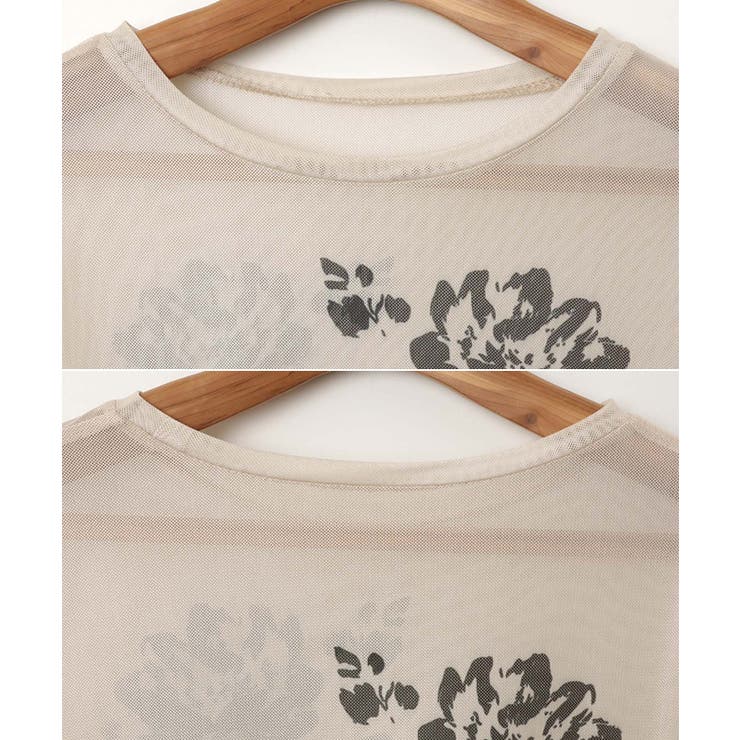 フラワー プリント シアー | andme | 詳細画像13 