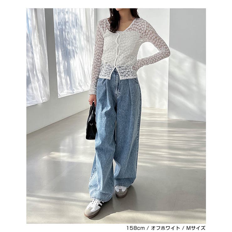 フラワー レース チュール | andme | 詳細画像9 