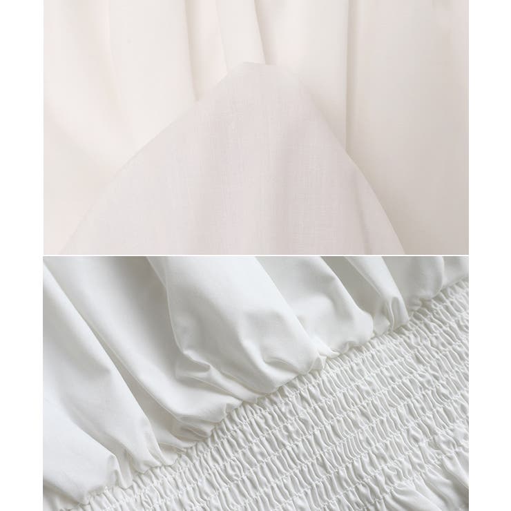 袖スリット リボン 半袖 | andme | 詳細画像14 