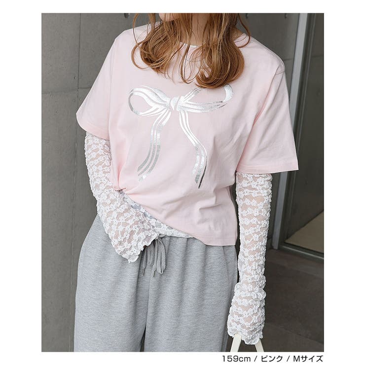 BIG リボン プリント | andme | 詳細画像9 