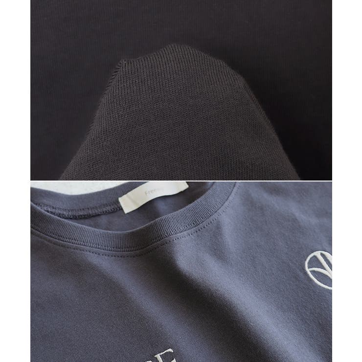 ロゴ エンブロイダリー ショート丈 | andme | 詳細画像16 