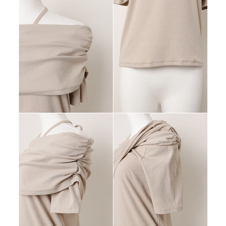 テレコリブ 2way オフショル | andme | 詳細画像15 