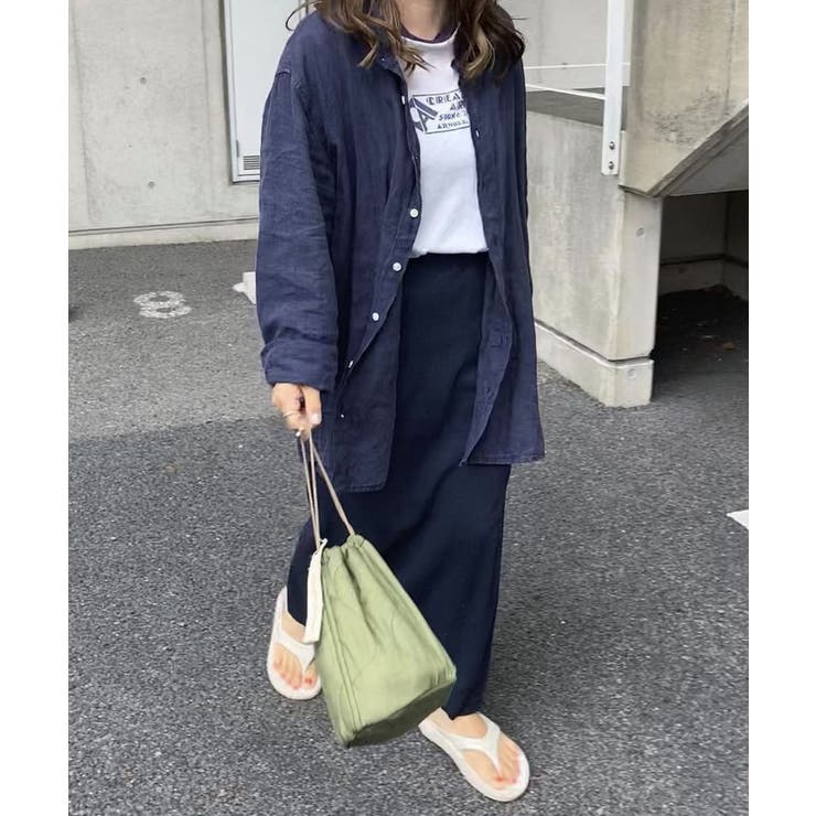 セルフカットリブ タイト スカート | andme | 詳細画像30 